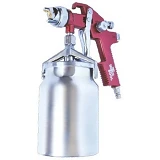 Краскопульт пневматический Intertool PT-0213 HVLP Red Pro форсунка 1.4мм                            
