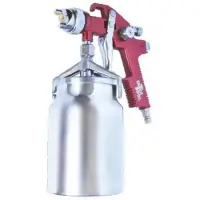 Краскопульт пневматический Intertool PT-0213 HVLP Red Pro форсунка 1.4мм                            