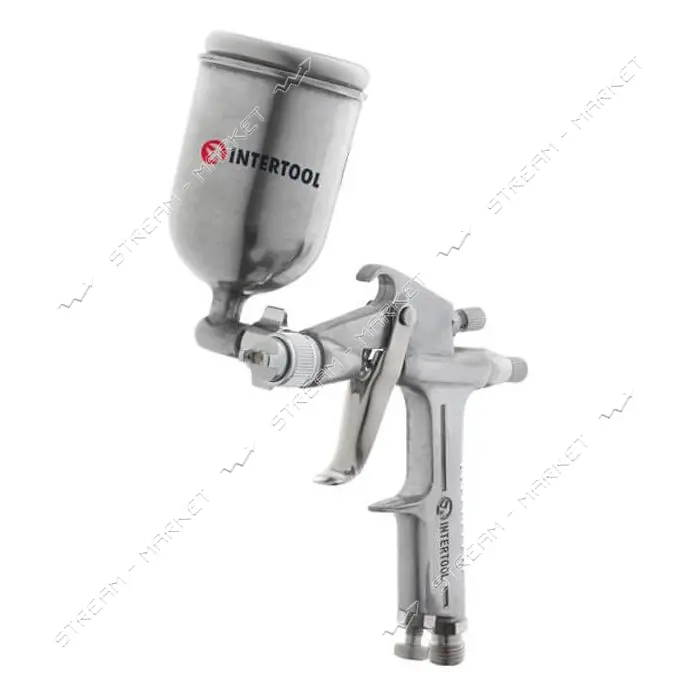 Пистолет покрасочный Intertool PT-0301 пневмо. мини форсунка 0.5мм В/Б 200мл 3.5-5bar