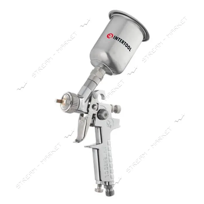 Краскораспылитель Intertool PT-0306 HP Steel Mini PROF 0.5мм верх.метал.бачок125мл