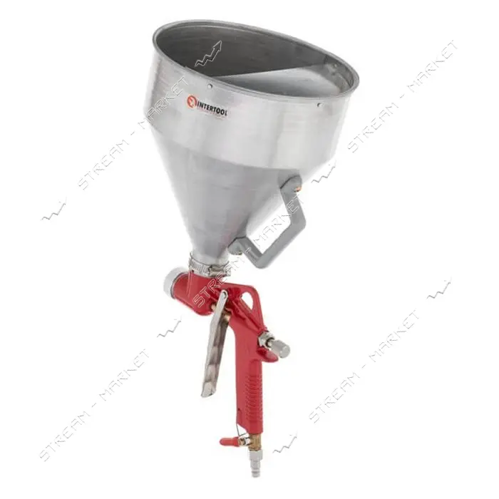 Штукатурный распылитель Intertool PT-0401 три форсунки 4 6 8мм В/Б метал. 3-6b                      