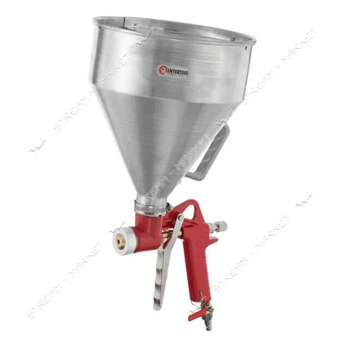 Штукатурный распылитель Intertool PT-0401 три форсунки 4 6 8мм В/Б метал. 3-6b                      