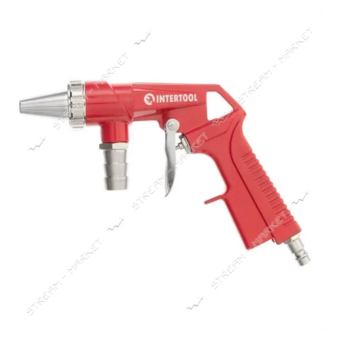 Пистолет пескоструйный пневматический со шлангом Intertool PT-0706