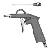 Пистолет продувочный Intertool PT-0803 короткий с дополнительным наконечником 80мм                  