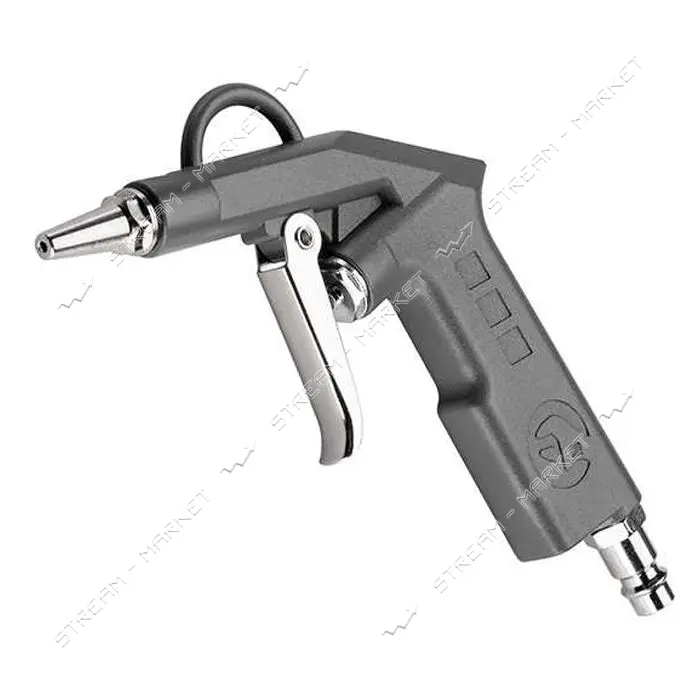 Пистолет продувочный Intertool PT-0803 короткий с дополнительным наконечником 80мм                  