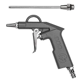 Пистолет продувочный Intertool PT-0804 короткий с дополнительным наконечником 120мм