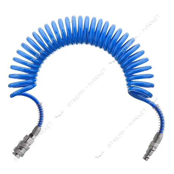 Шланг спиральный полиуретановый Intertool PT-1706 5.5x8мм 5м                                        
