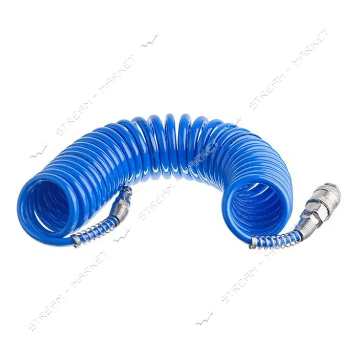 Шланг спиральный полиуретановый Intertool PT-1706 5.5x8мм 5м                                        