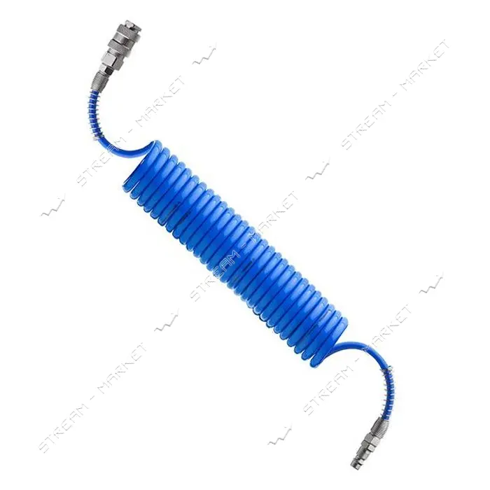 Шланг спиральный полиуретановый Intertool PT-1706 5.5x8мм 5м                                        