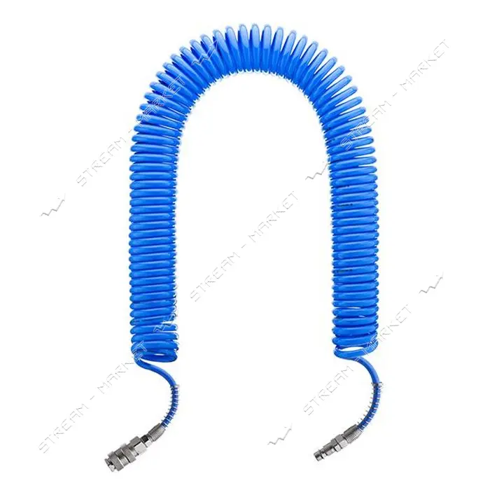 Шланг спиральный полиуретановый Intertool PT-1708 5.5x8мм 15м