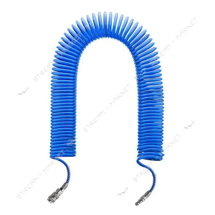 Шланг спиральный полиуретановый Intertool PT-1709 5.5x8мм 20м