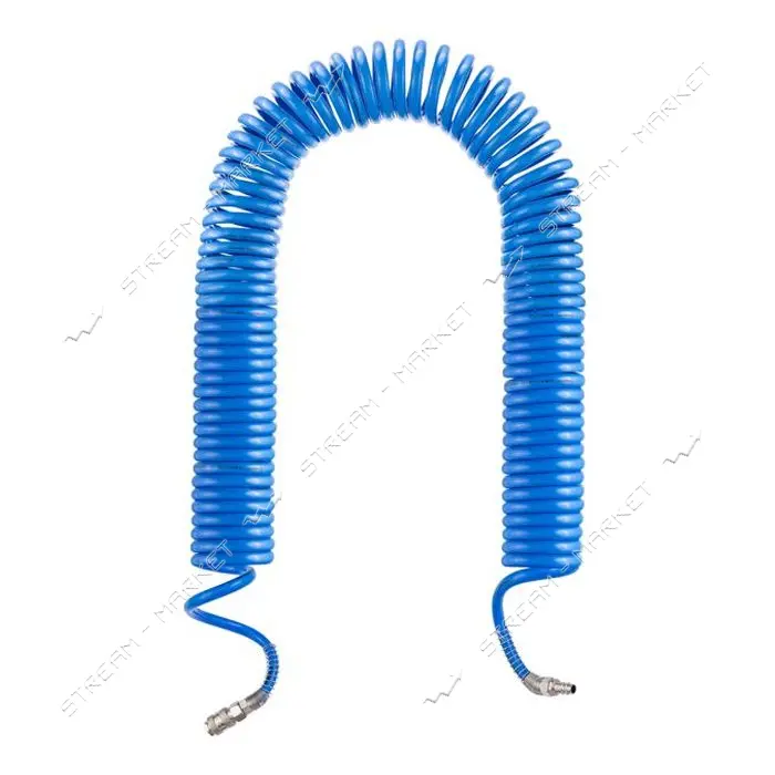 Шланг Intertool PT-1718 спиральный полиуретановый 8х12мм 20м