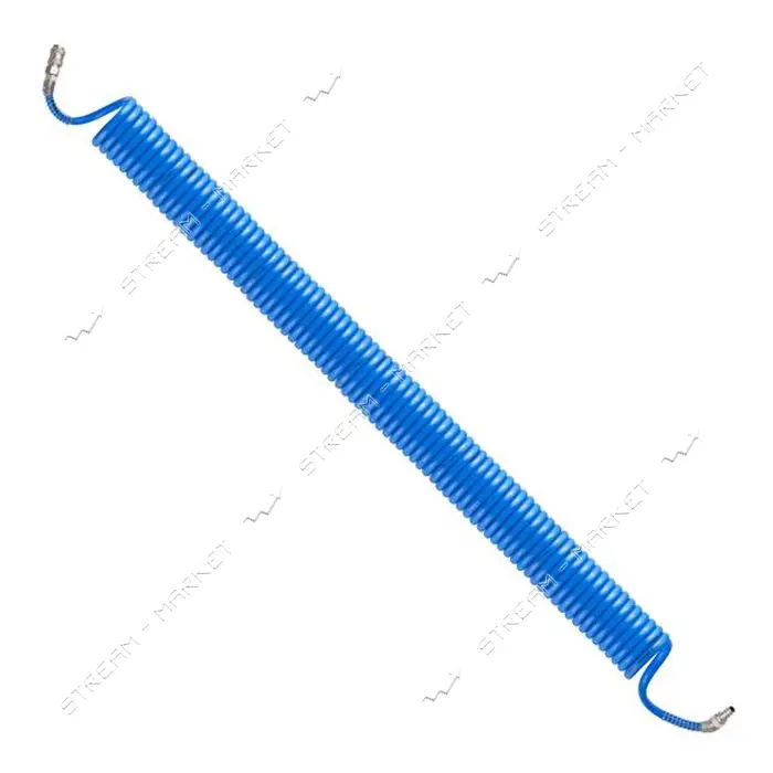 Шланг Intertool PT-1718 спиральный полиуретановый 8х12мм 20м