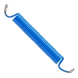 Шланг Intertool PT-1716 спиральный полиуретановый 8x12мм 10м с быстроразъемными соединениями        