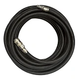 Шланг резиновый воздушный армир-ый Intertool PT-1720 20атм 6x13мм 10м с быстроразъемными соед.