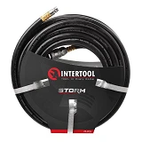 Шланг рез.воздушный армир-ый Intertool PT-1721 20атм 6x13мм 20м с быстроразъемными соед-ми