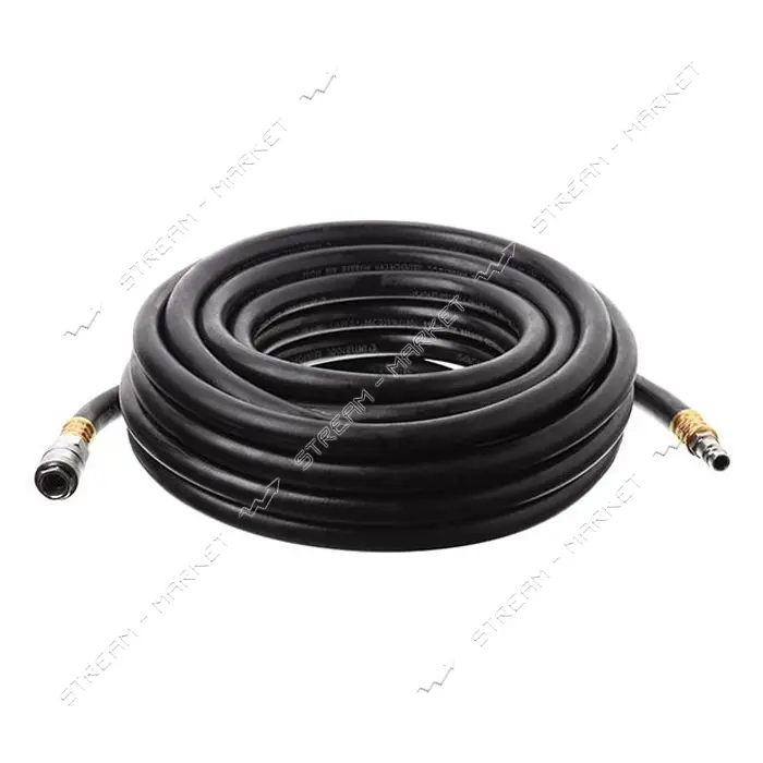 Шланг рез.воздушный армир-ый Intertool PT-1734 20атм 10x17мм 10м с быстроразъемными соед-ми         