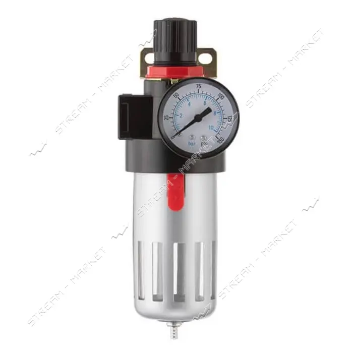 Фильтр очистки воздуха Intertool PT-1410 плюс редуктор в металле 1/2"                               