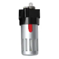 Лубрикатор Intertool PT-1421 для подачи масла 1/2" в металлической защитной колбе