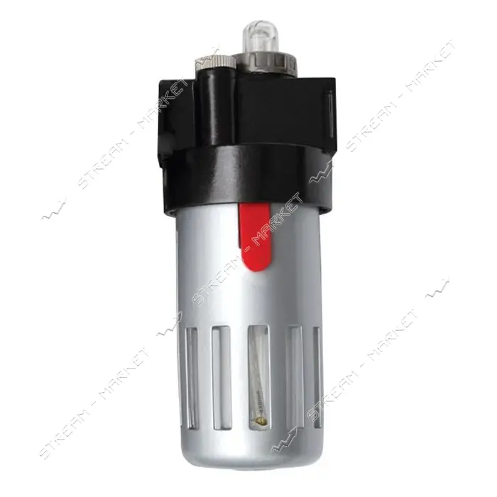 Лубрикатор Intertool PT-1421 для подачи масла 1/2" в металлической защитной колбе