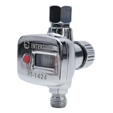 Регулятор давления Intertool PT-1424 с цифровым манометром для пистолетов покрасочных профи 1/4"