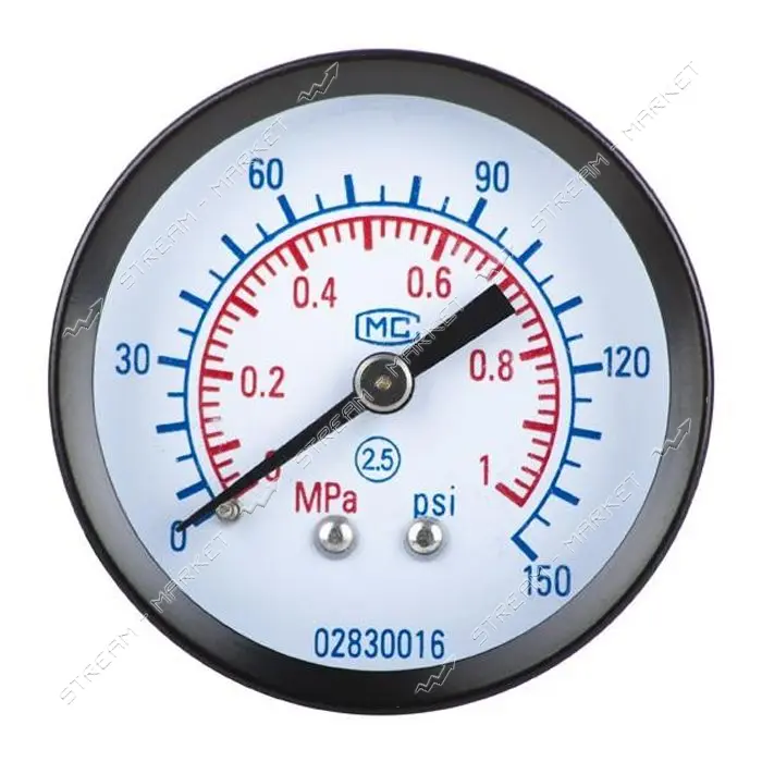 Манометр Intertool PT-1436 1/4"                                                                     