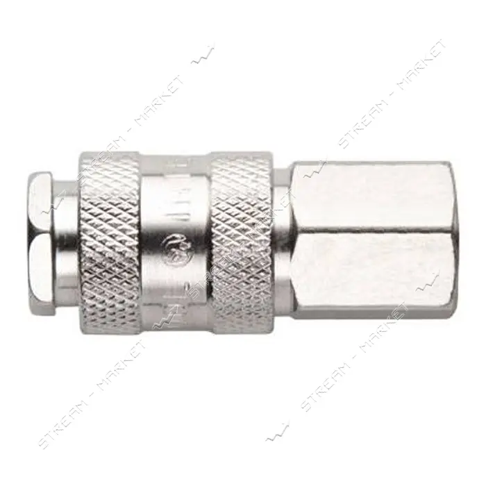 Быстроразъемное соединение с внутренней резьбой Intertool PT-1804 1/4"                              