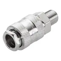 Быстроразъемное соединение с наружной резьбой Intertool PT-1805 1/4"                                