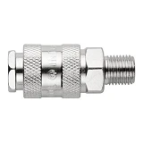 Быстроразъемное соединение с наружной резьбой Intertool PT-1805 1/4"                                