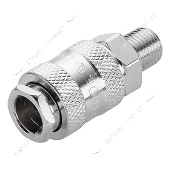 Быстроразъемное соединение с наружной резьбой Intertool PT-1805 1/4"                                