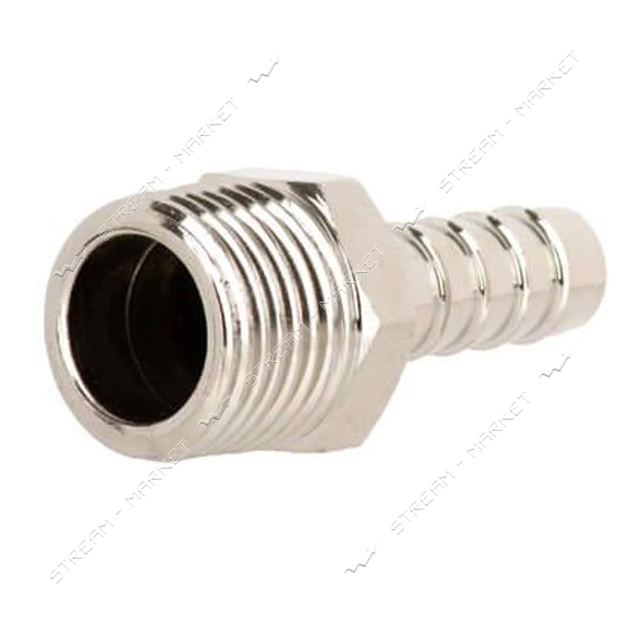 Переходник с наружной резьбой Intertool PT-1840 1/2" на шланг 8мм                                   