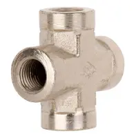 Крестовое соединение с внутренней резьбой Intertool PT-1864 1/4"