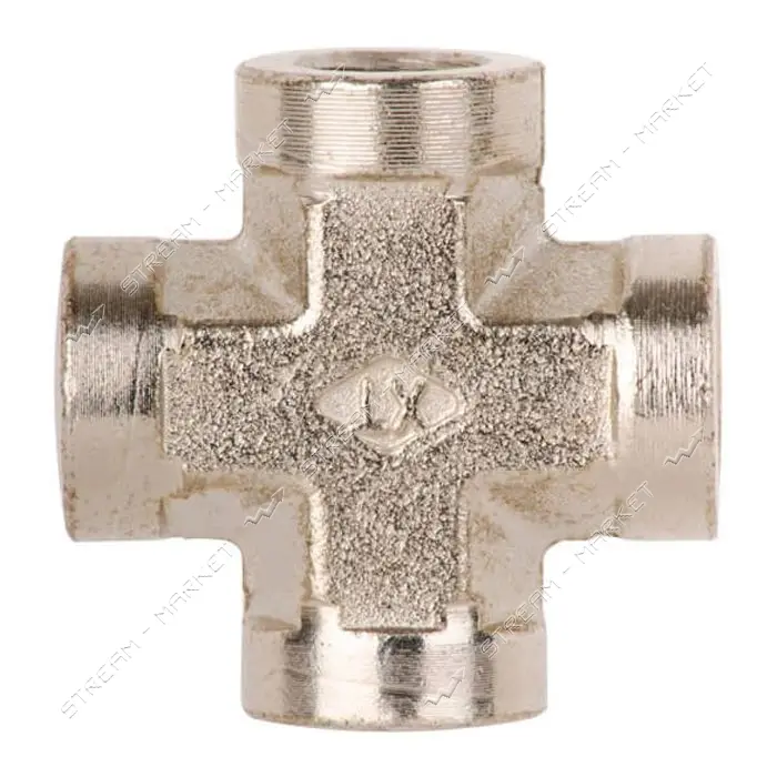 Крестовое соединение с внутренней резьбой Intertool PT-1864 1/4"                                    