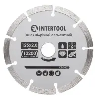 Диск отрезной Intertool CT-1002 сегментный алмазный 125мм 16-18%                                    