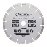 Диск отрезной Intertool CT-1004 сегментный алмазный 180мм 16-18%                                    