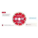 Диск отрезной Intertool CT-1006 сегментный алмазный 115мм 22-24%