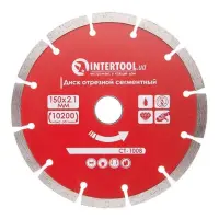 Диск отрезной Intertool CT-1008 сегментный алмазный 150мм 22-24%                                    