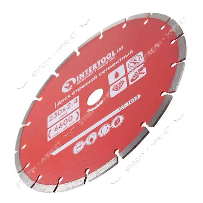 Диск отрезной Intertool CT-1010 сегментный алмазный 230мм 22-24%                                    