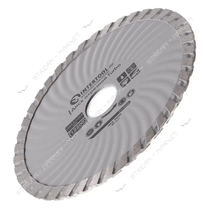 Диск отрезной Intertool CT-2002 Turbo алмазный 125мм 16-18%                                         