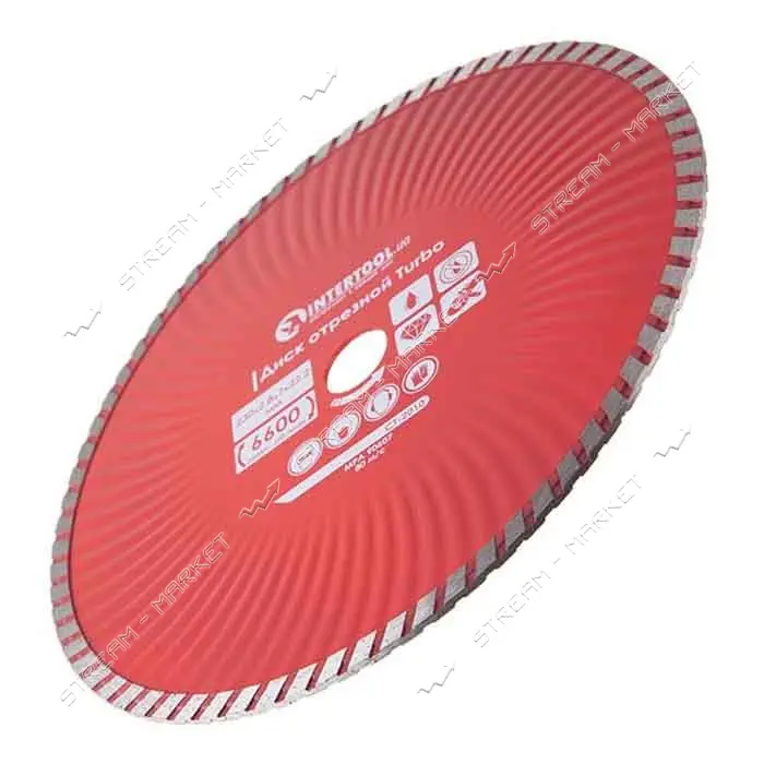 Диск отрезной Intertool CT-2010 Turbo алмазный 230мм 22-24%                                         