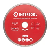 Диск отрезной Intertool CT-3008 алмазный со сплошной кромкой 150мм 22-24%                           
