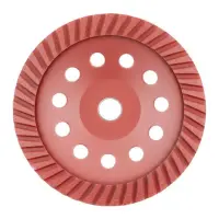Фреза торцева Intertool CT-6280 шліфовальна алмазна Turbo 180х22.2мм                                