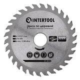 Диск пильный по дереву Intertool CT-3012 с твердосплавными напайками 115х22х1.4мм 30 зубьев