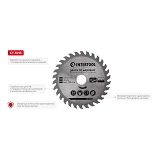 Диск пильный по дереву Intertool CT-3013 с твердосплавными напайками 125х22х1.4мм 30 зубьев