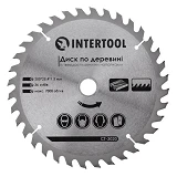 Диск пильный по дереву Intertool CT-3020 с твердосплавными напайками 200х25.4х1.5мм 36 зубьев