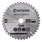 Диск пильный по дереву Intertool CT-3023 с твердосплавными напайками 210х30мм 40 зубьев 6800об/мин  