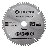Диск пильный по дереву Intertool CT-3024 с твердосплавными напайками 210х30мм 60 зубьев 6800об/мин