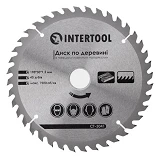 Диск пильный по дереву Intertool CT-3041 с твердосплавными напайками 190х30мм 40 зубьев 7500об/мин