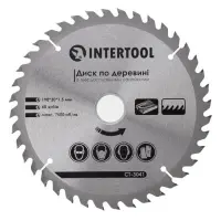 Диск пильный по дереву Intertool CT-3041 с твердосплавными напайками 190х30мм 40 зубьев 7500об/мин  