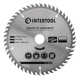 Диск пильный по дереву Intertool CT-3042 с твердосплавными напайками 190х30мм 50 зубьев 7500об/мин